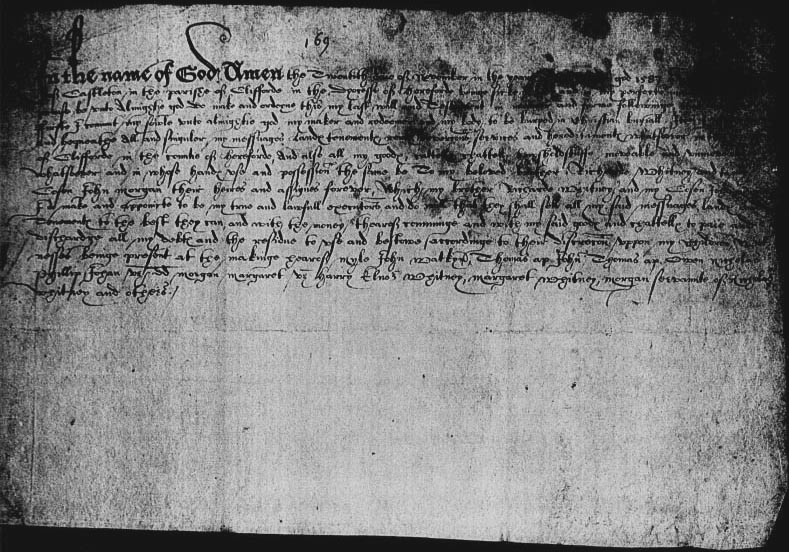 Will of Nicholas Whitney, 1587.jpg