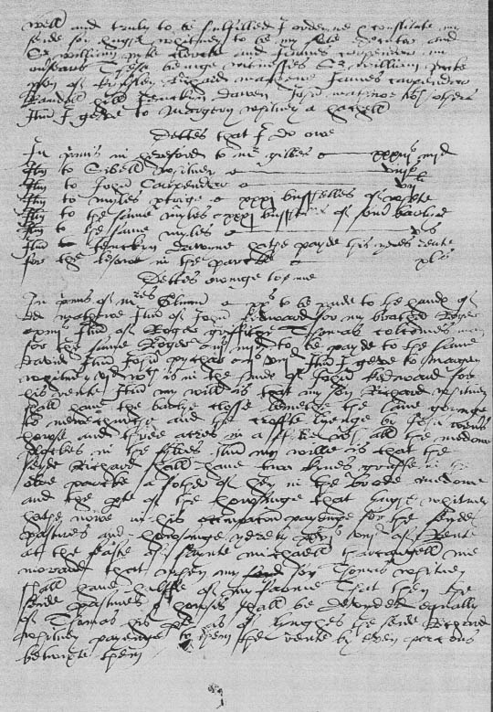 Will of John Whitney, 1566, page 4.jpg